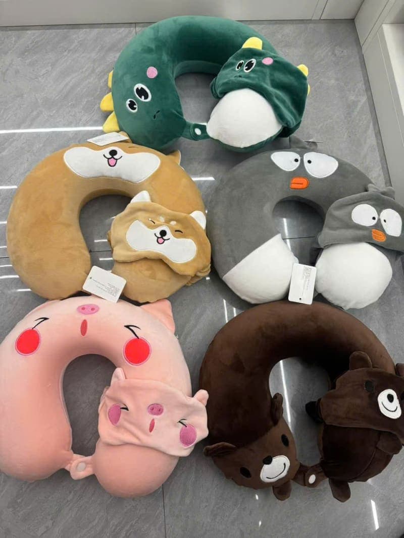Gối Cổ Kèm Bịt Mắt